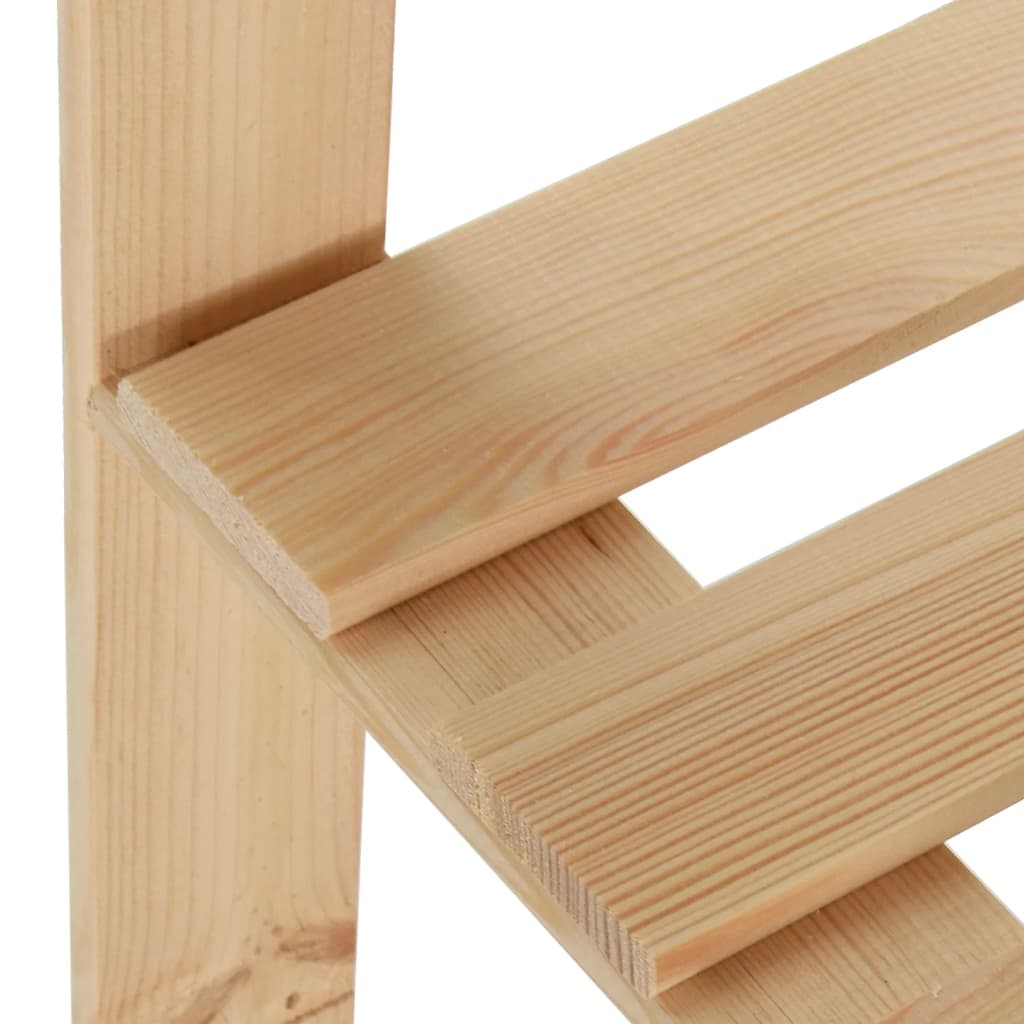Étagère D'angle De Rangement 5 Niveaux 82,5X82,5X170 Cm Pin