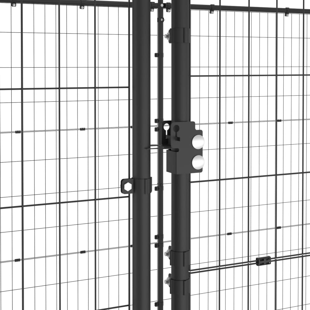 Chenil Extérieur Acier Avec Toit 7,26 M² Oui