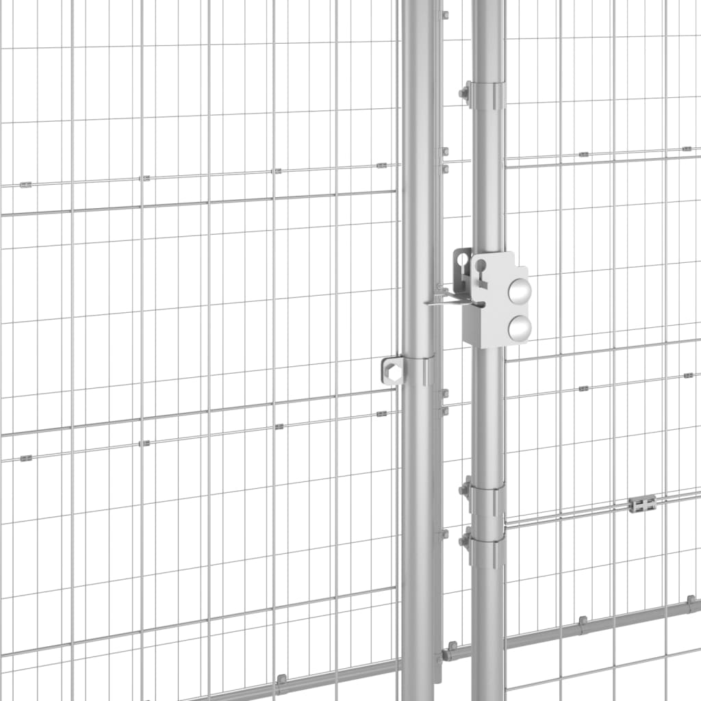 Chenil Extérieur Acier Galvanisé 7,26 M² Non