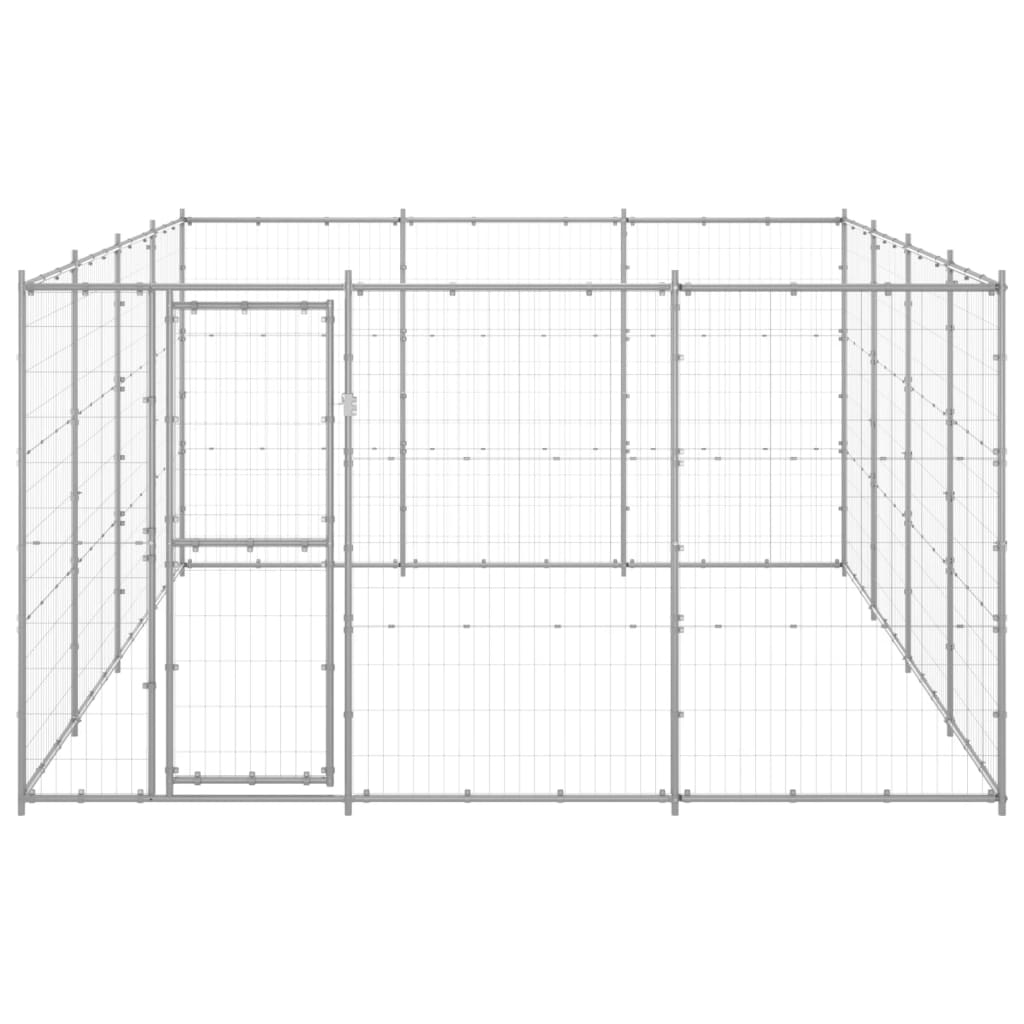 Chenil Extérieur Acier Galvanisé 14,52 M²