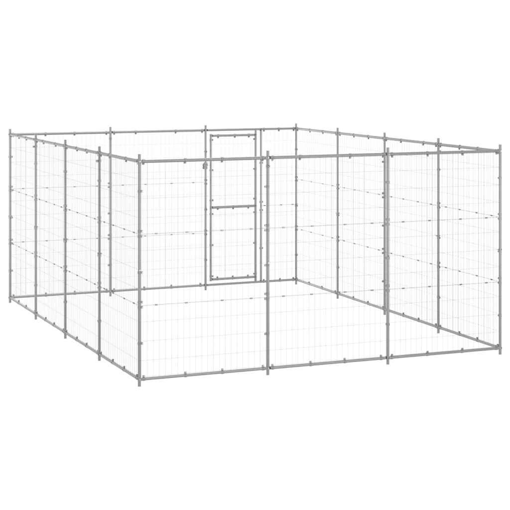 Chenil Extérieur Acier Galvanisé 14,52 M²