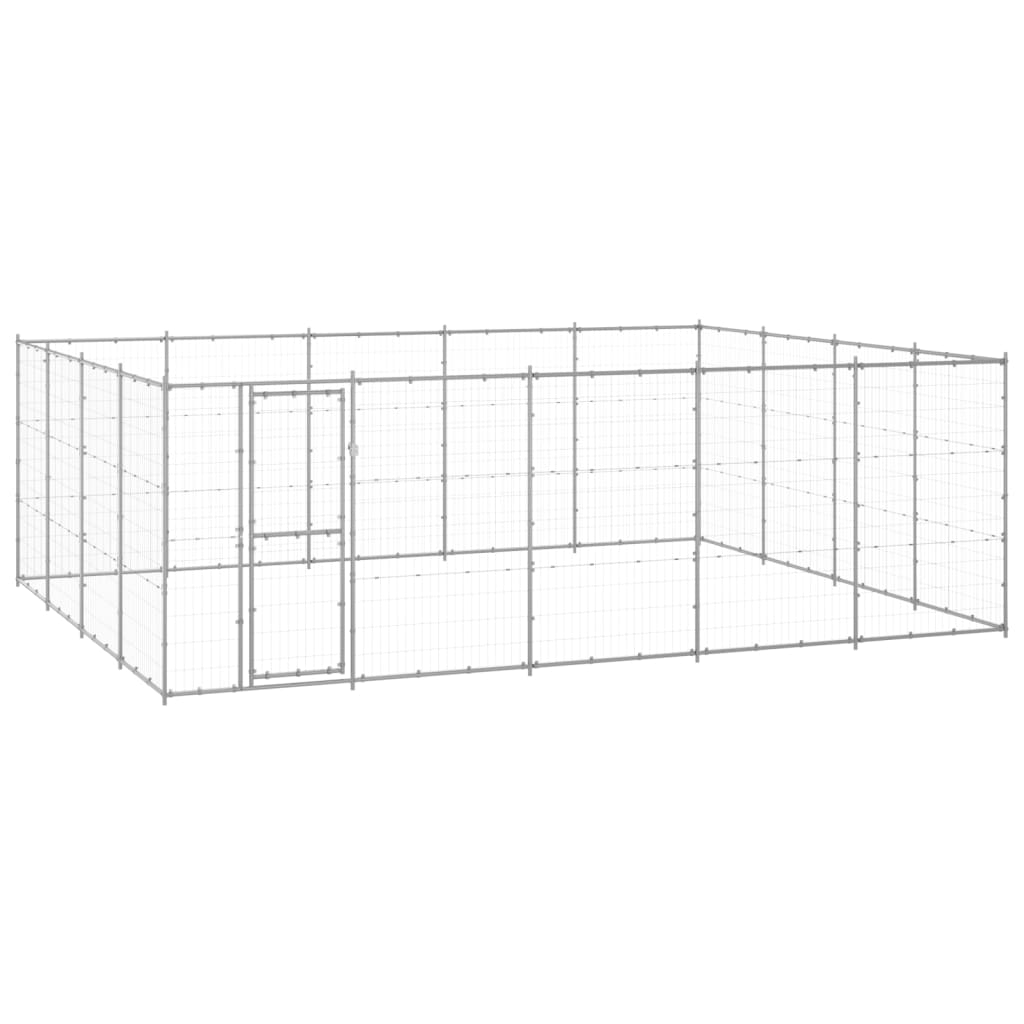 Chenil Extérieur Acier Galvanisé 14,52 M²