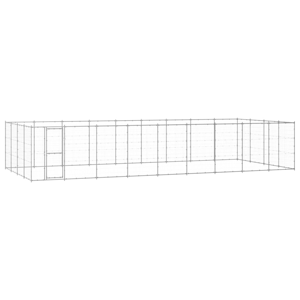 Chenil Extérieur Acier Galvanisé 14,52 M²