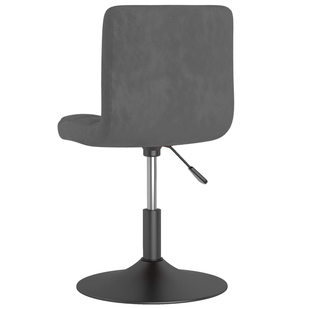 Chaise Pivotante De Salle À Manger Velours