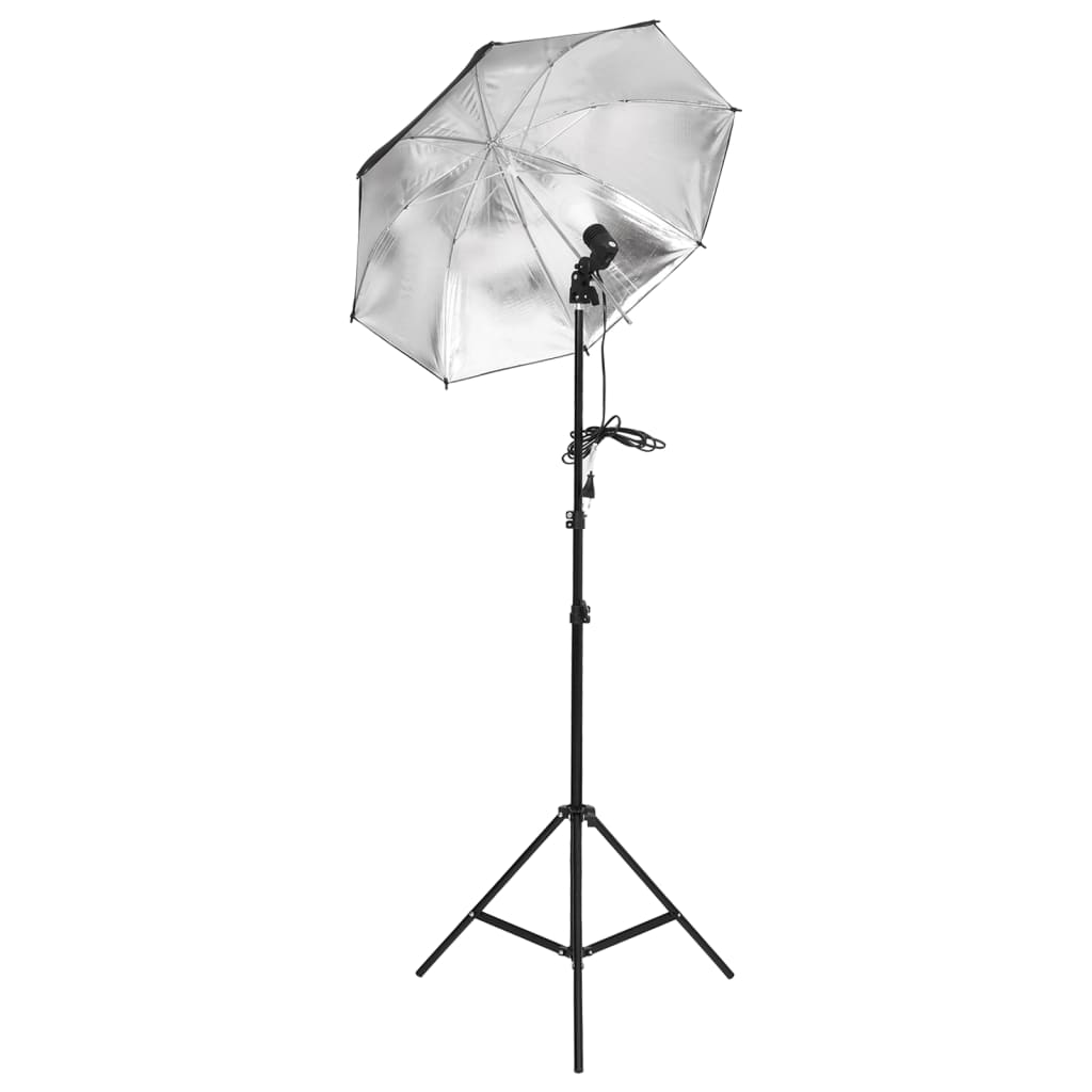 Kit De Studio Photo Avec Éclairage Toile De Fond Et Réflecteur
