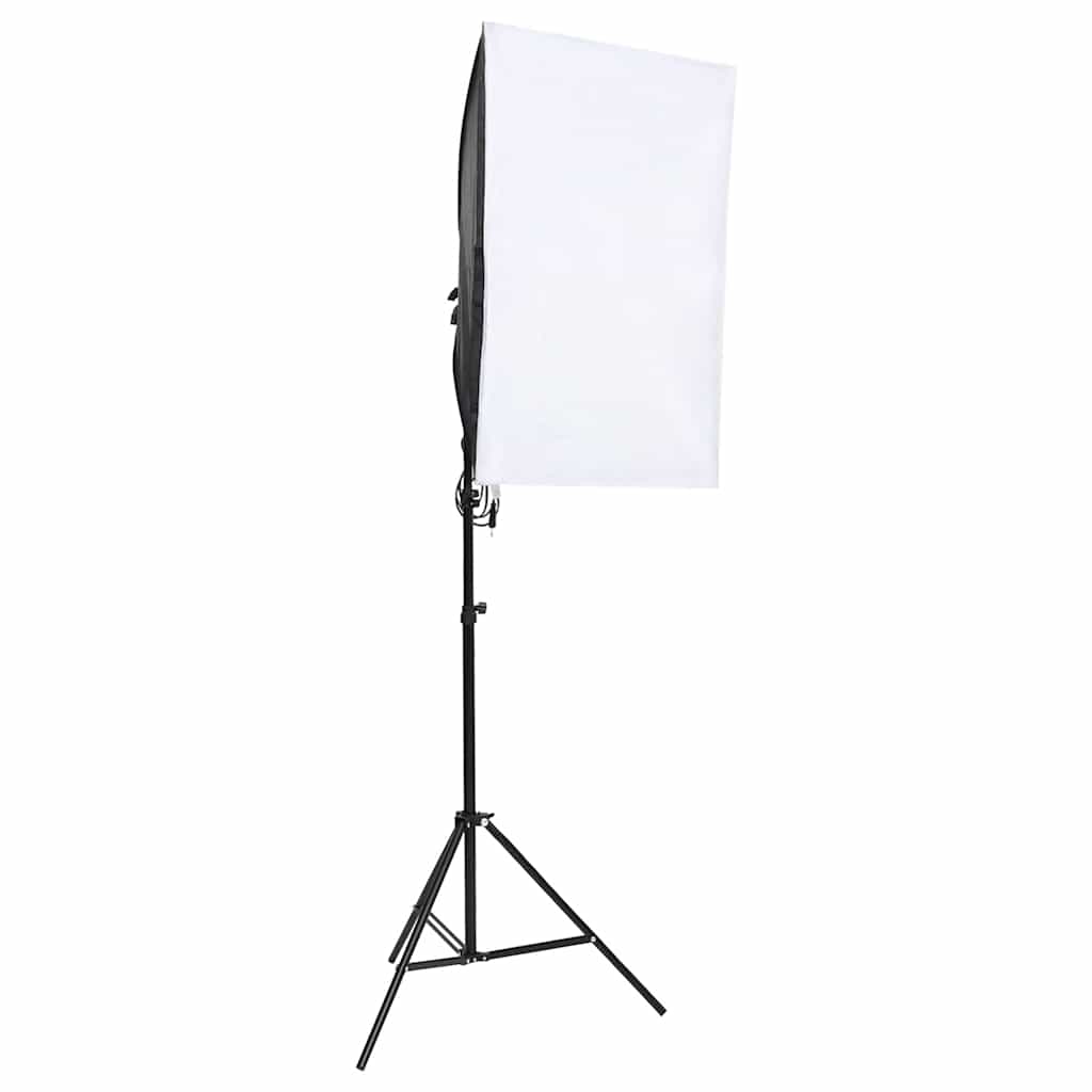 Kit De Studio Photo Avec Éclairage Toile De Fond Et Réflecteur