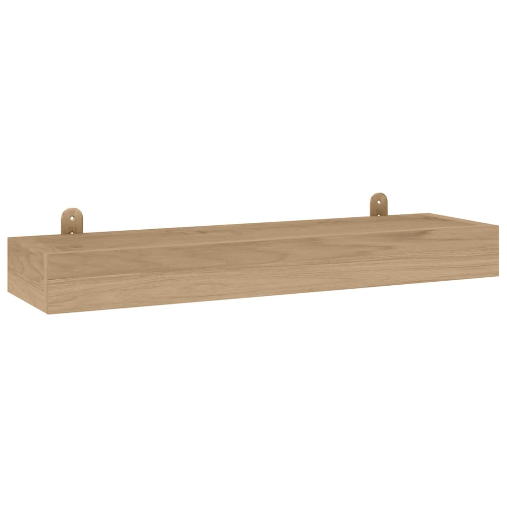 Étagères Murales 2 Pcs Bois De Teck Massif