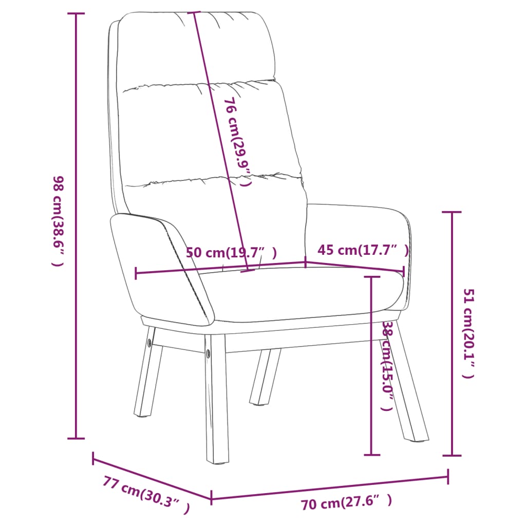 Chaise De Relaxation Tissu