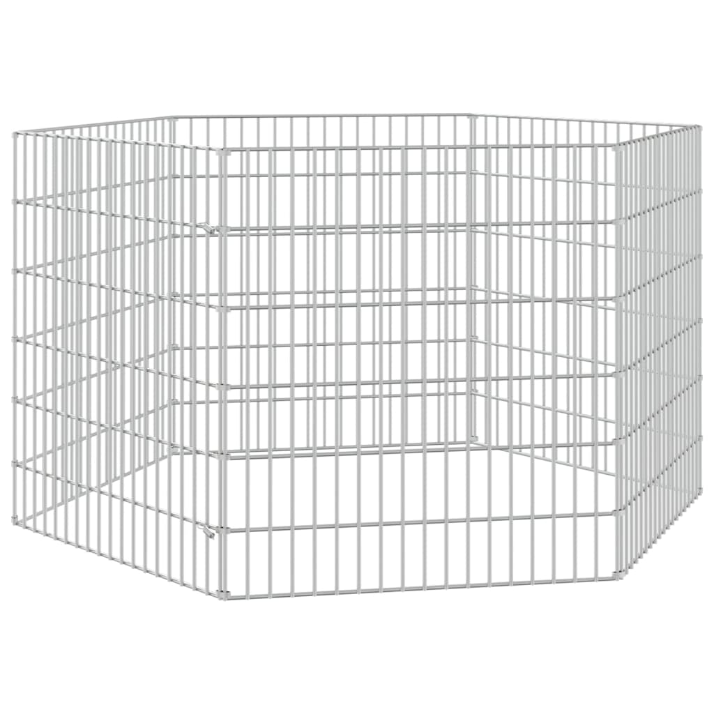 Enclos Pour Animaux En Liberté 54X60Cm Fer Galvanisé