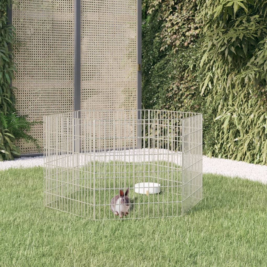 Enclos Pour Animaux En Liberté 54X60Cm Fer Galvanisé