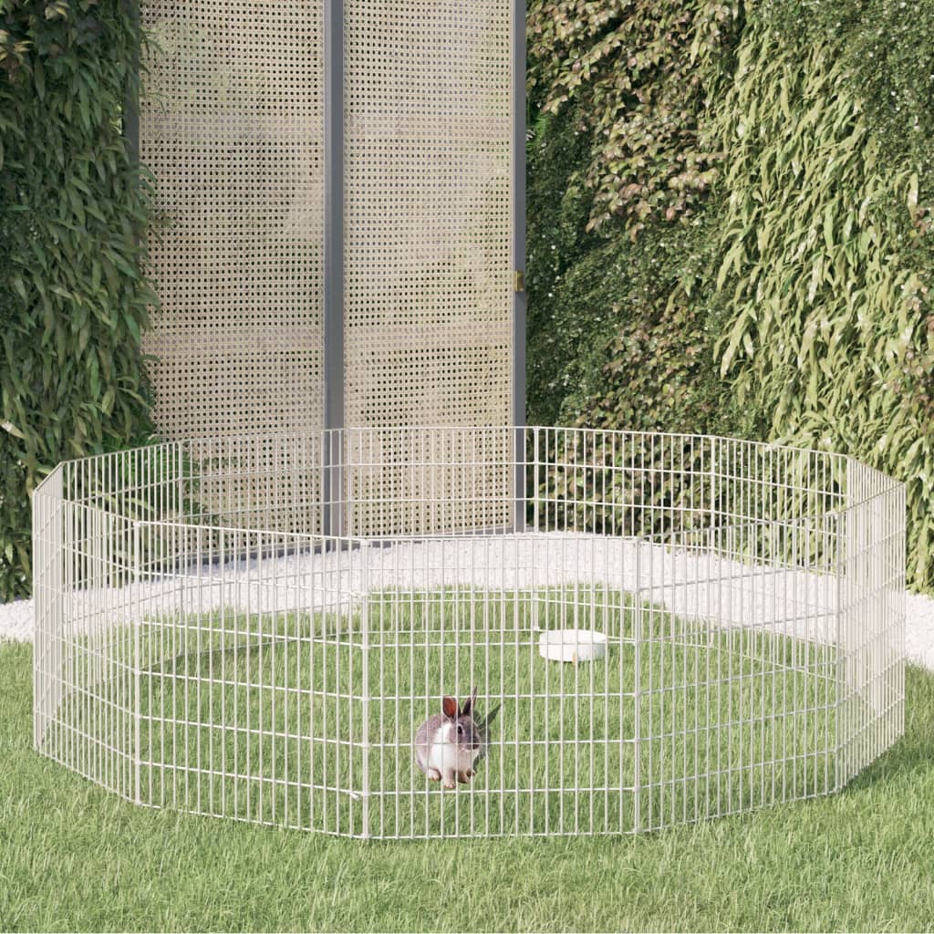 Enclos Pour Animaux En Liberté 54X60Cm Fer Galvanisé