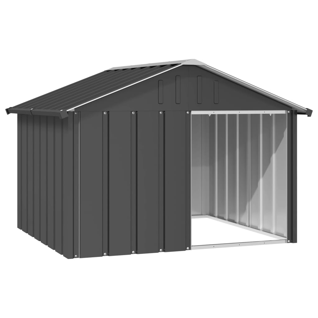Niche Pour Chien 116,5X103X81,5 Cm Acier Galvanisé