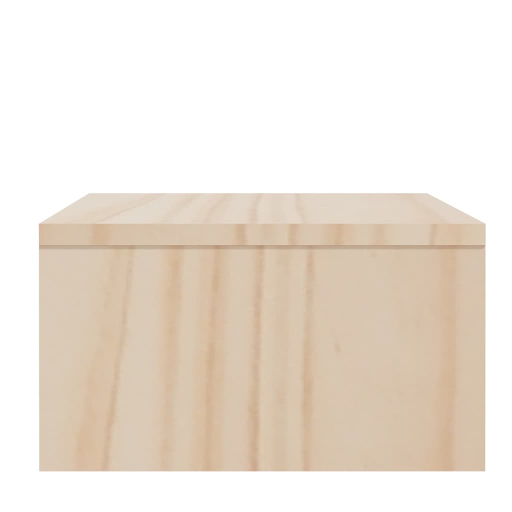 Support De Moniteur 100X27X15 Cm Bois De Pin Solide