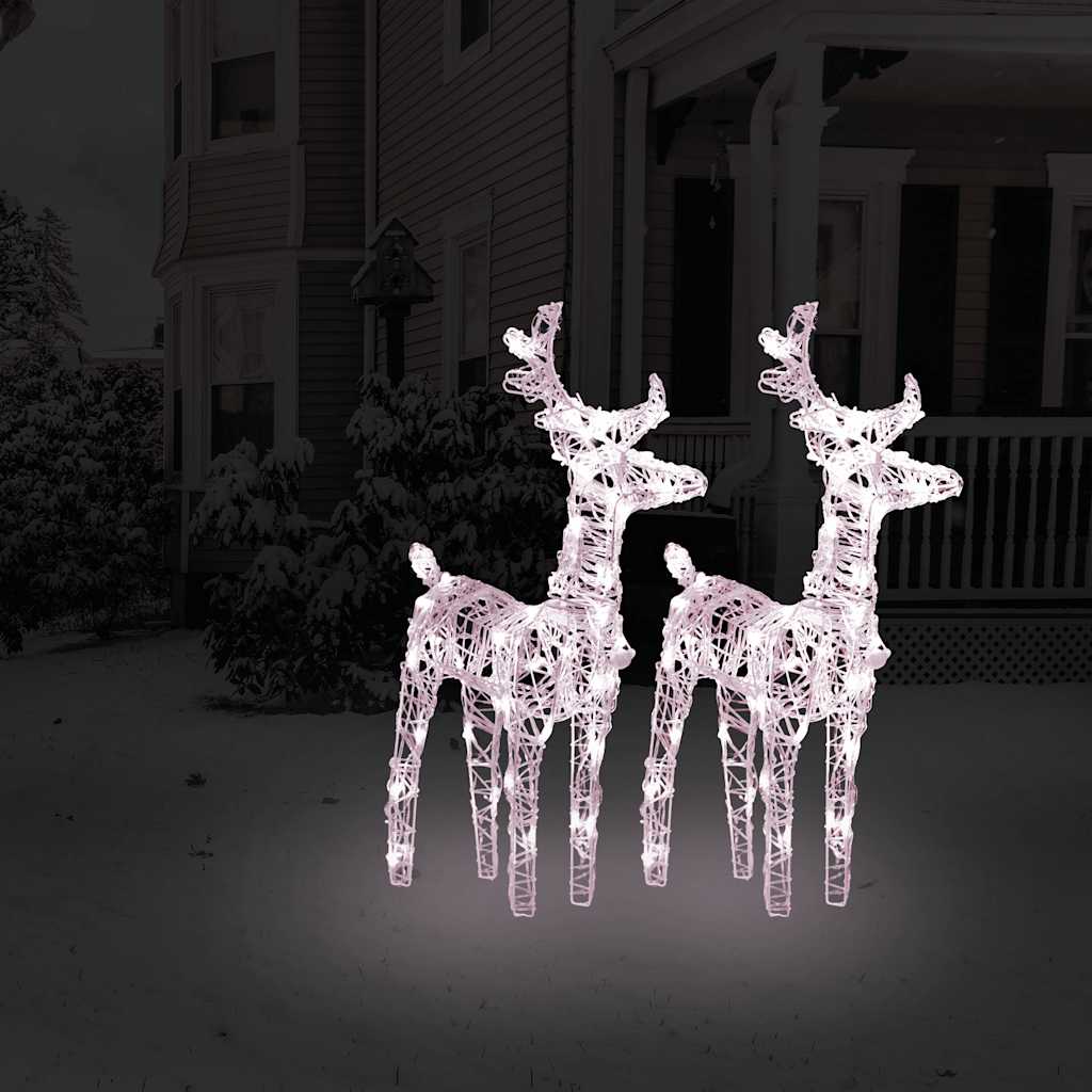 Rennes De Noël 6 Pcs 240 Led Acrylique