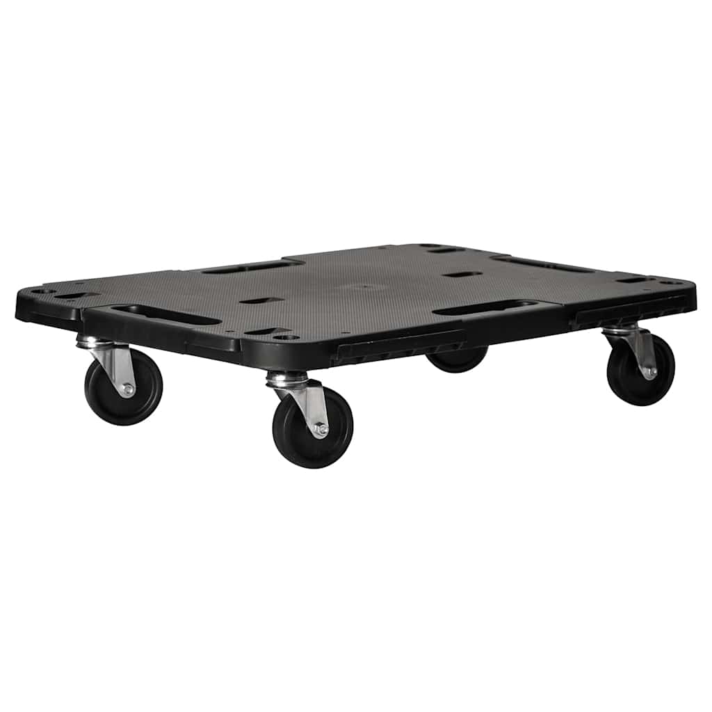 Chariot De Transport Noir 58X38X12 Cm Pp
