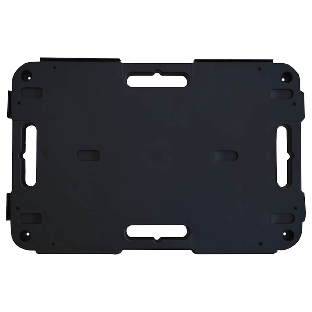 Chariot De Transport Noir 58X38X12 Cm Pp