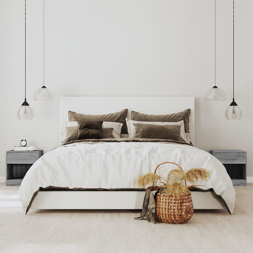 Tables De Chevet 2 Pcs Avec Tiroir