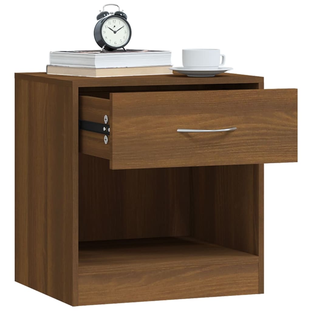 Tables De Chevet 2 Pcs Avec Tiroir