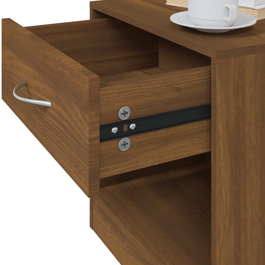 Tables De Chevet 2 Pcs Avec Tiroir