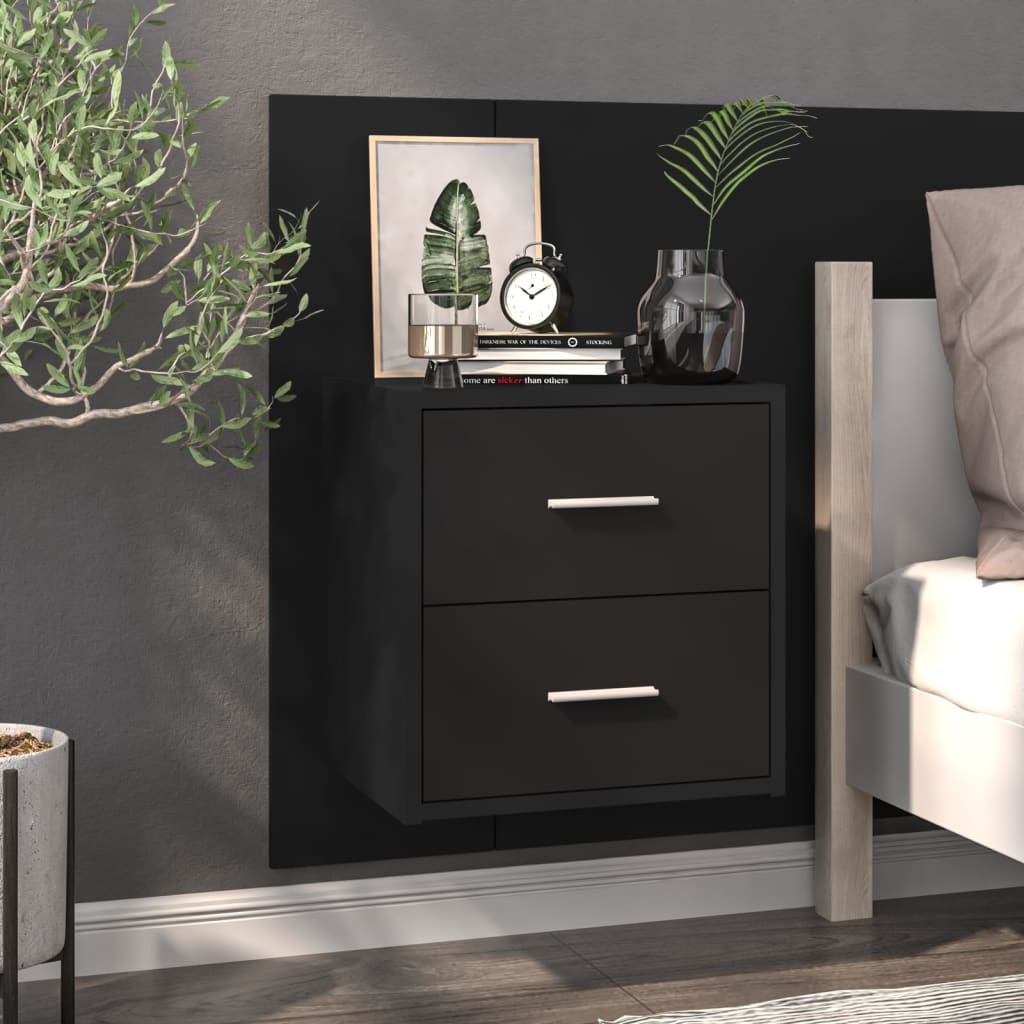 Tables De Chevet Murales 2 Pcs