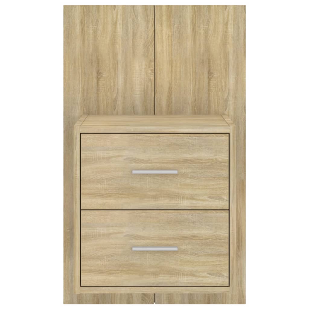 Tables De Chevet Murales 2 Pcs