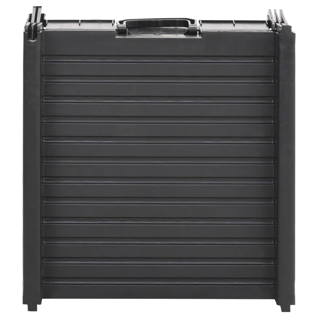 Rampe Pliable Pour Chien Noir 153X40X12,5 Cm Plastique