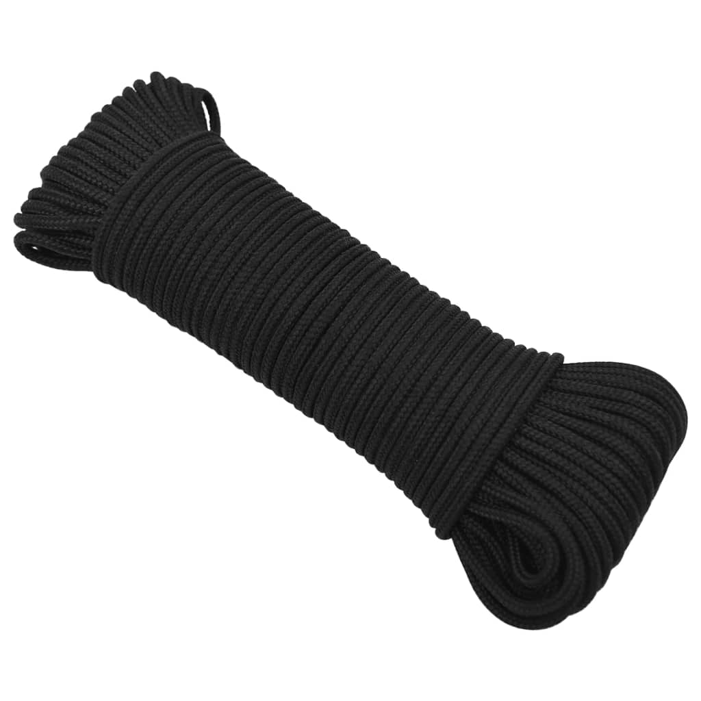 Corde De Bateau Complet Polypropylène Noir
