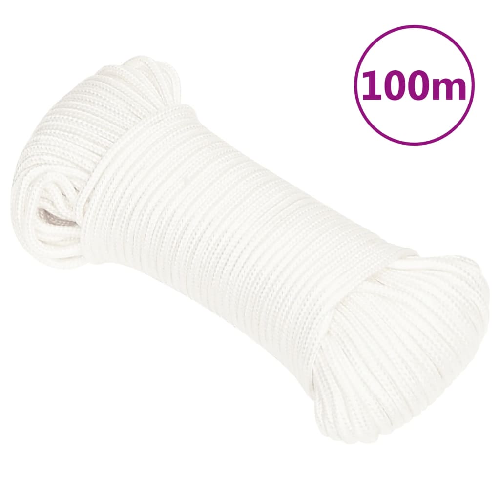 Corde De Bateau Complet Polypropylène Blanc