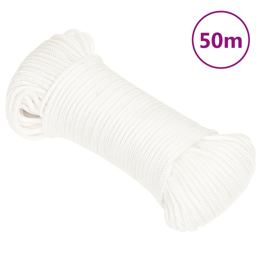 Corde De Bateau Complet Polypropylène Blanc