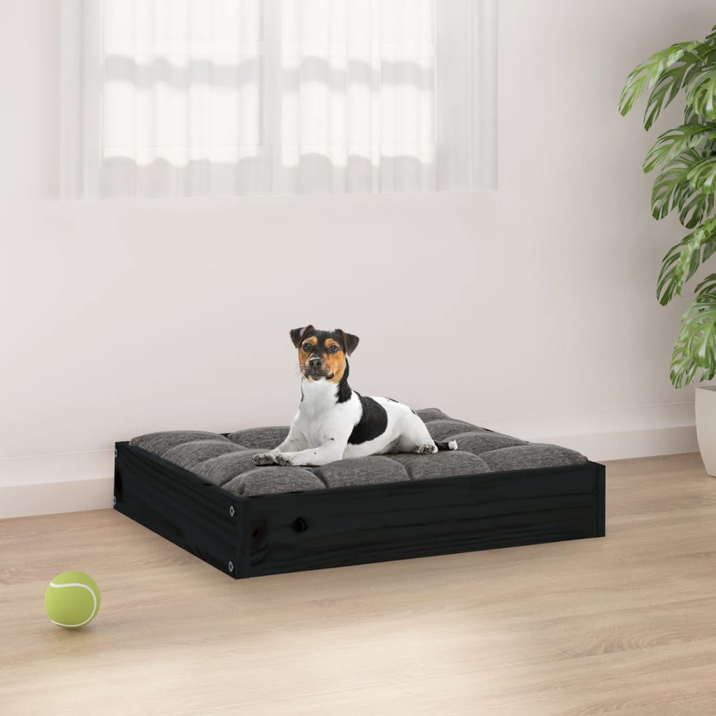 Lit Pour Chien 61,5X49X9 Cm Bois De Pin Solide