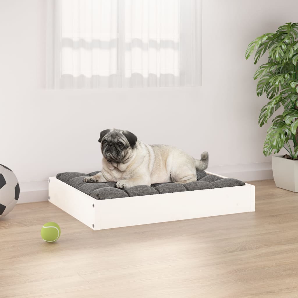 Lit Pour Chien 61,5X49X9 Cm Bois De Pin Solide