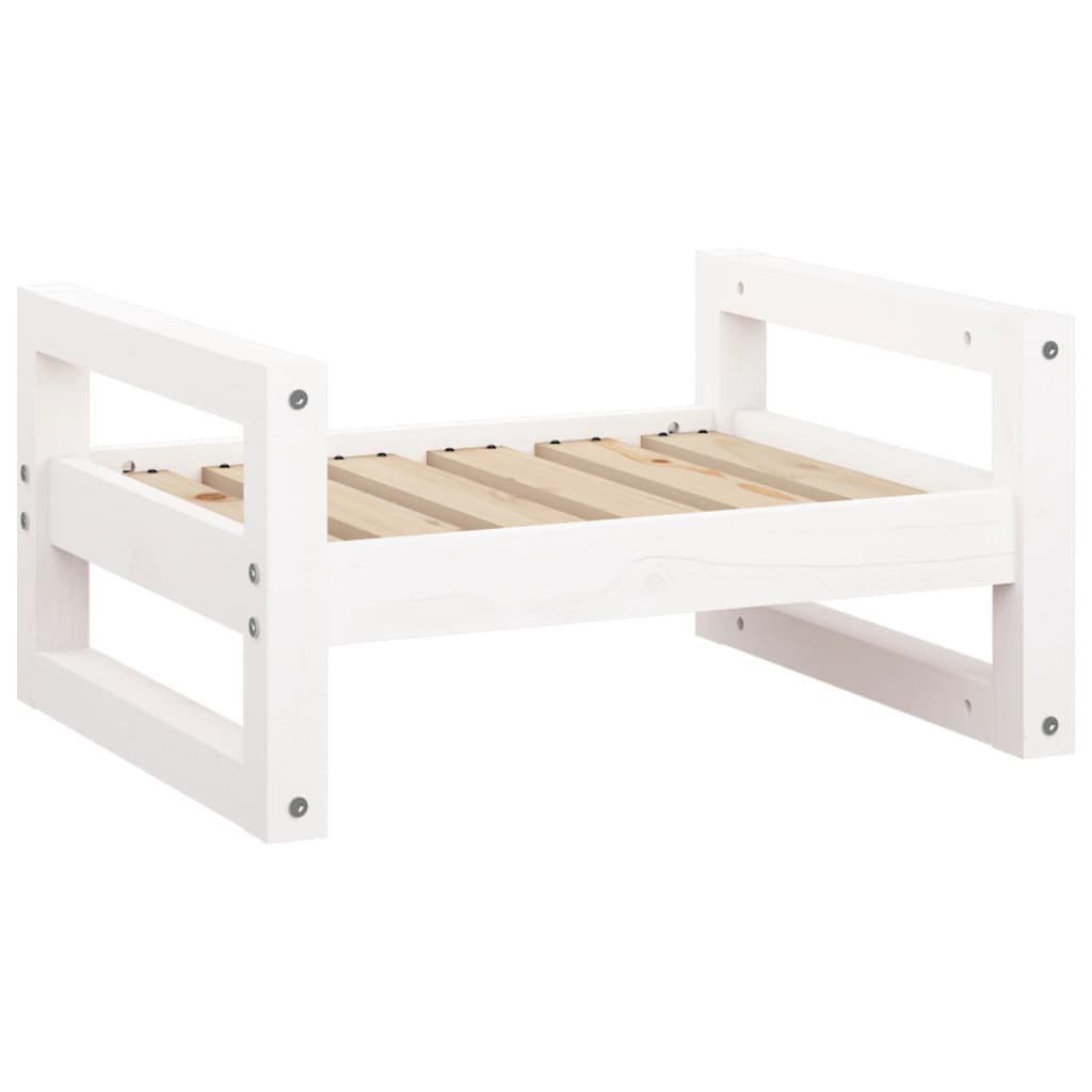 Lit Pour Chien 55,5X45,5X28 Cm Bois De Pin Solide