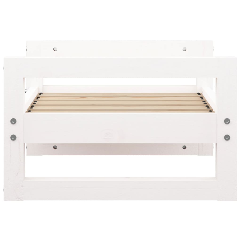 Lit Pour Chien 55,5X45,5X28 Cm Bois De Pin Solide