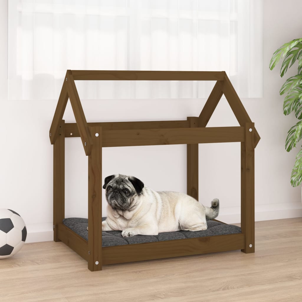 Lit Pour Chien Bois De Pin Solide