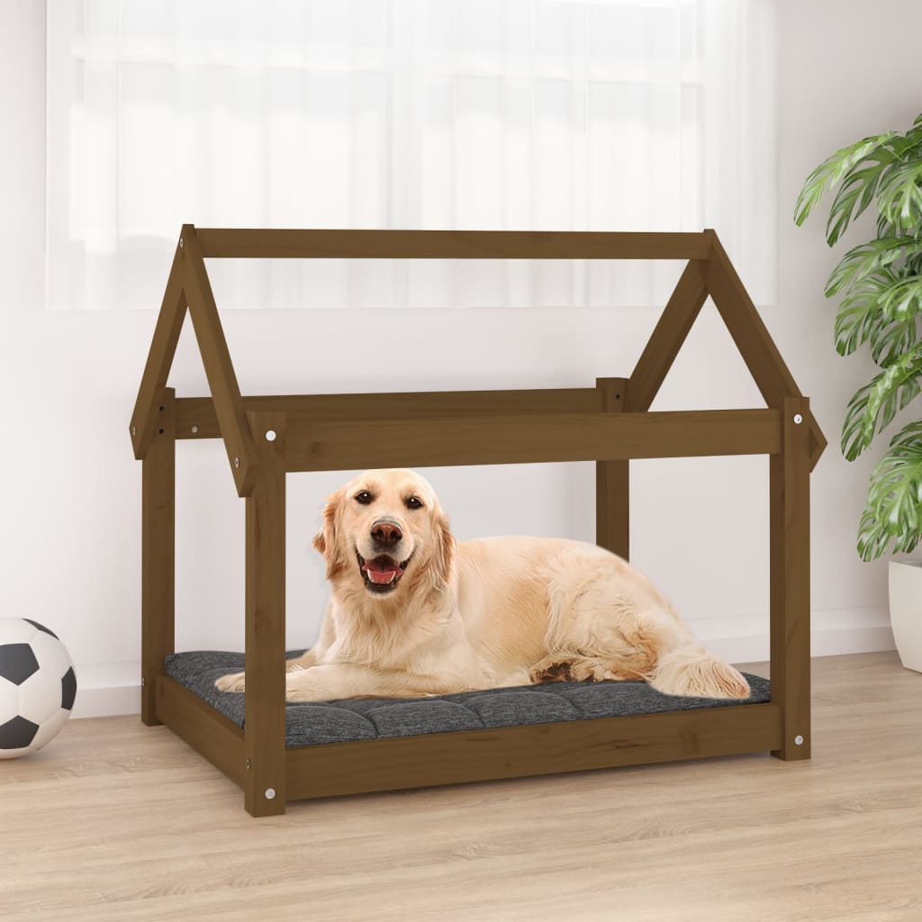 Lit Pour Chien Bois De Pin Solide