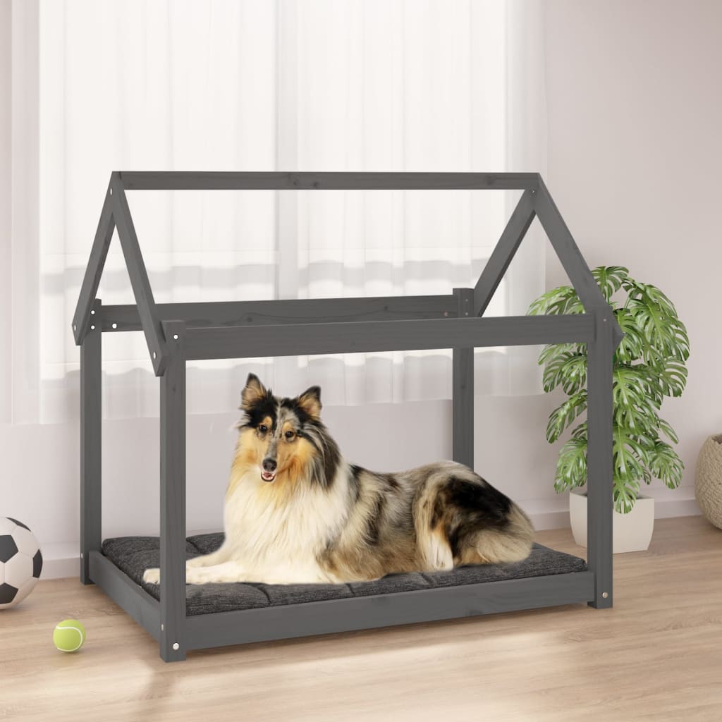 Lit Pour Chien Bois De Pin Solide