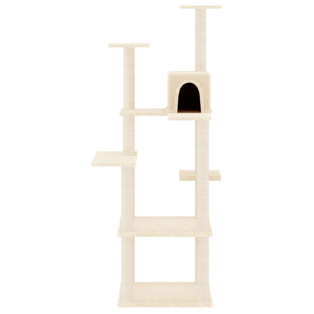Arbre À Chat Avec Griffoirs En Sisal 153 Cm