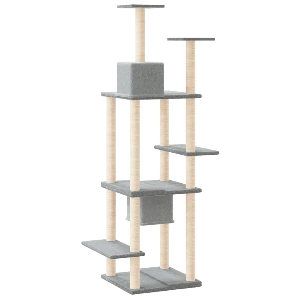 Arbre À Chat Avec Griffoirs En Sisal 176 Cm