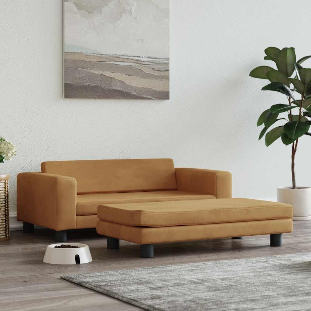 Lit Pour Chien Avec Extension 100X50X30 Cm