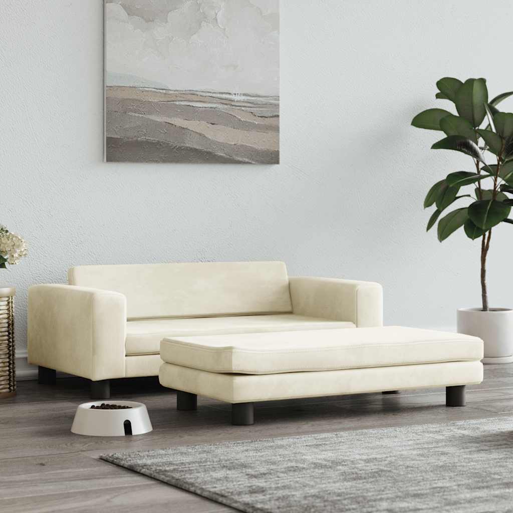Lit Pour Chien Avec Extension 100X50X30 Cm
