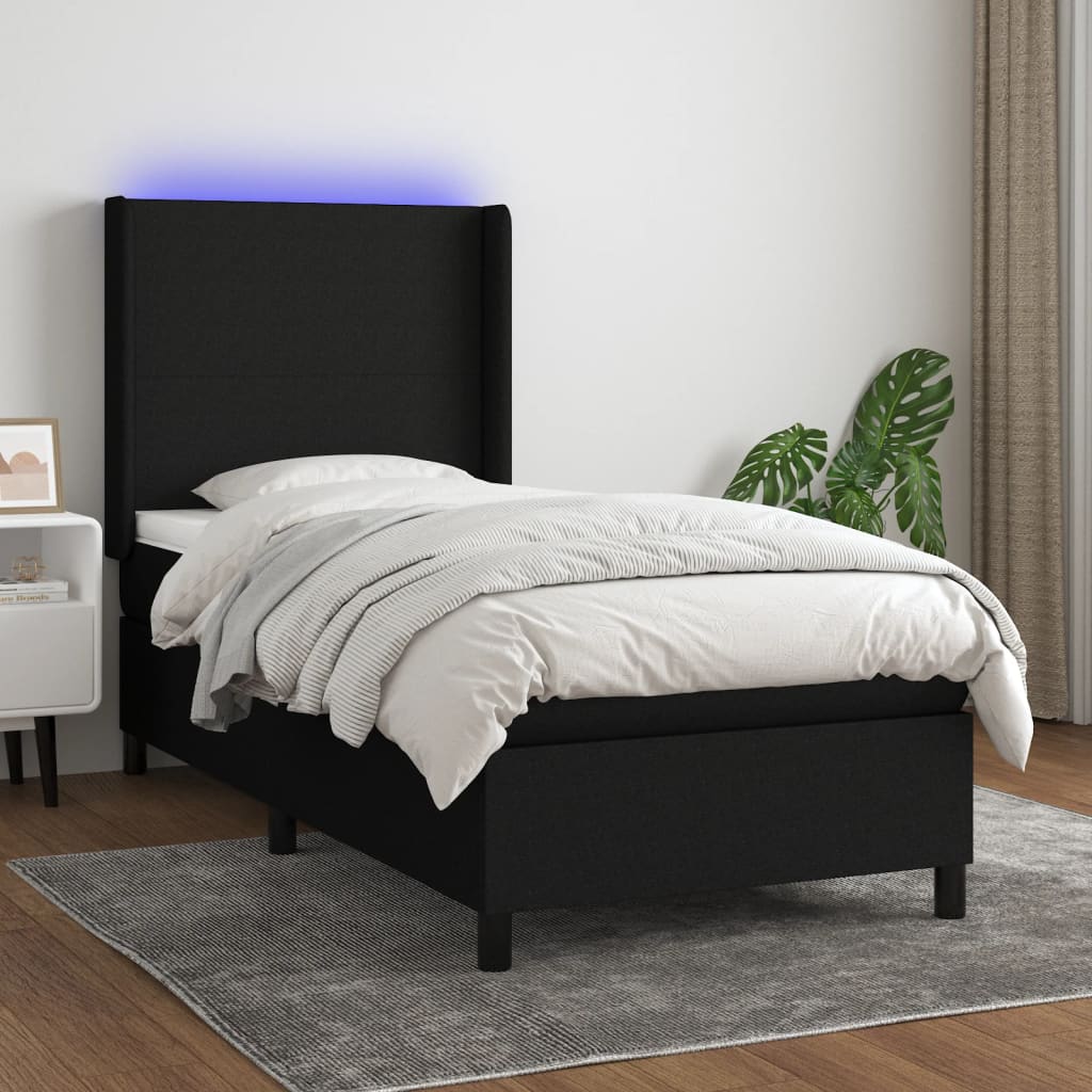 Sommier À Lattes De Lit Matelas Led Tissu