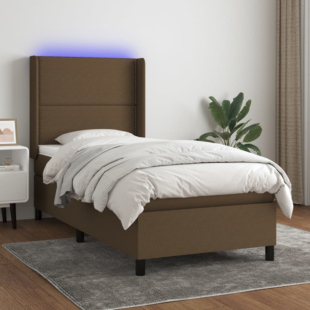 Sommier À Lattes De Lit Matelas Led Tissu