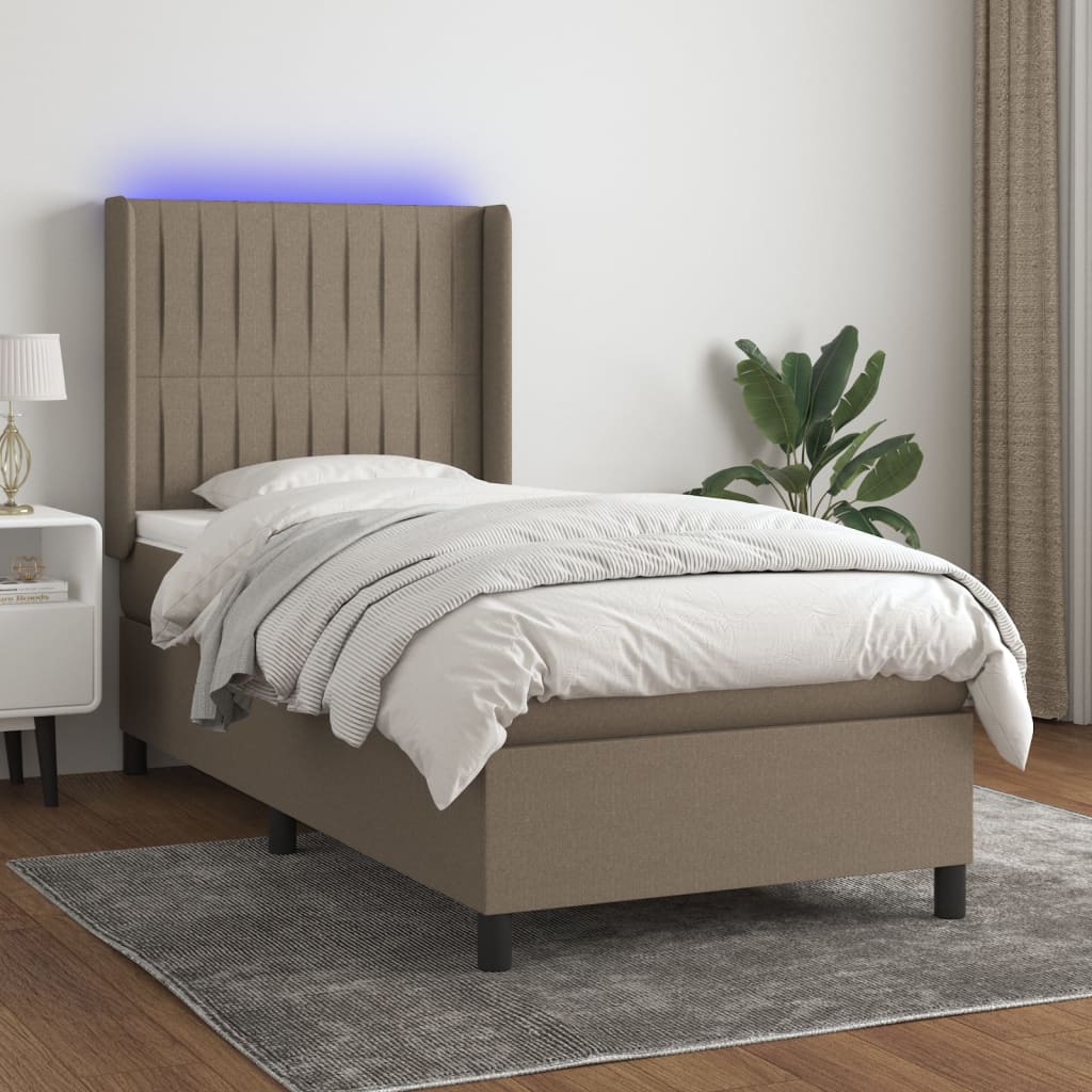 Sommier À Lattes De Lit Matelas Led Tissu