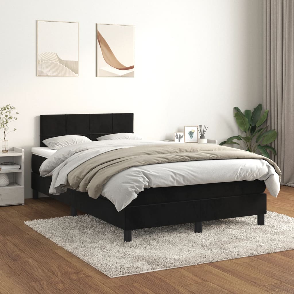 Sommier À Lattes De Lit Et Matelas Velours