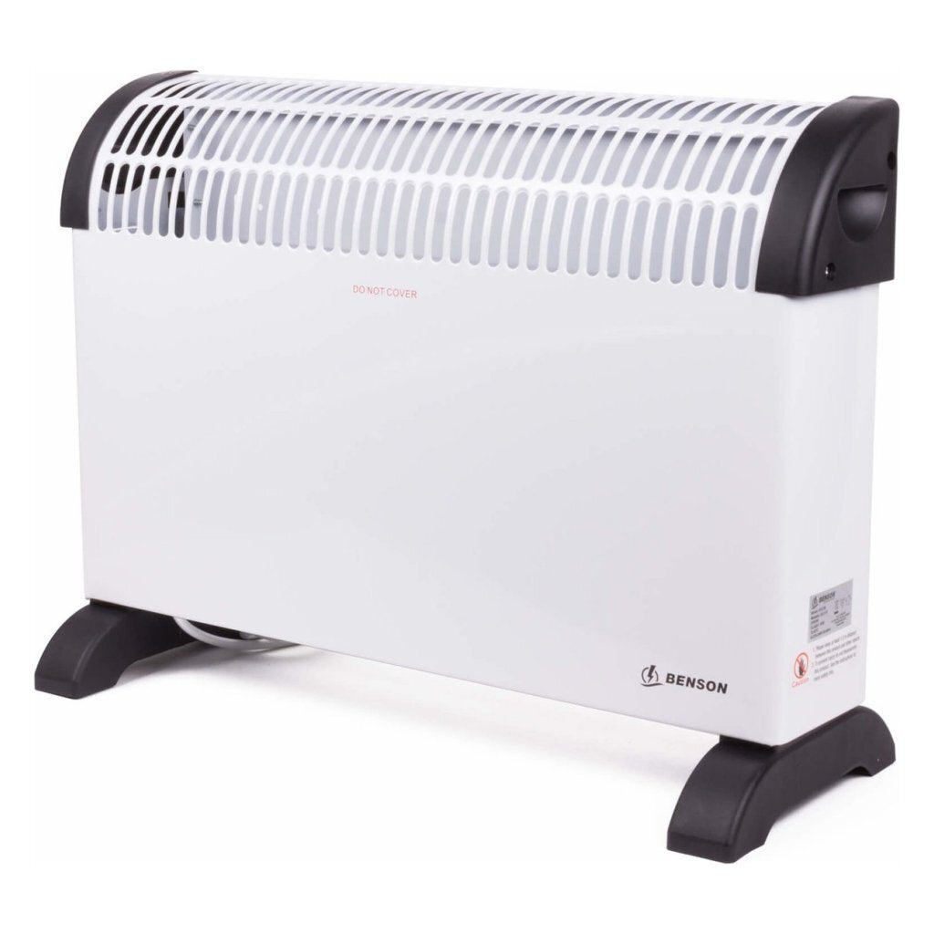 Benson Convector Heater 75-/1500W 52X17X32.5 Cm Wit/Zwart