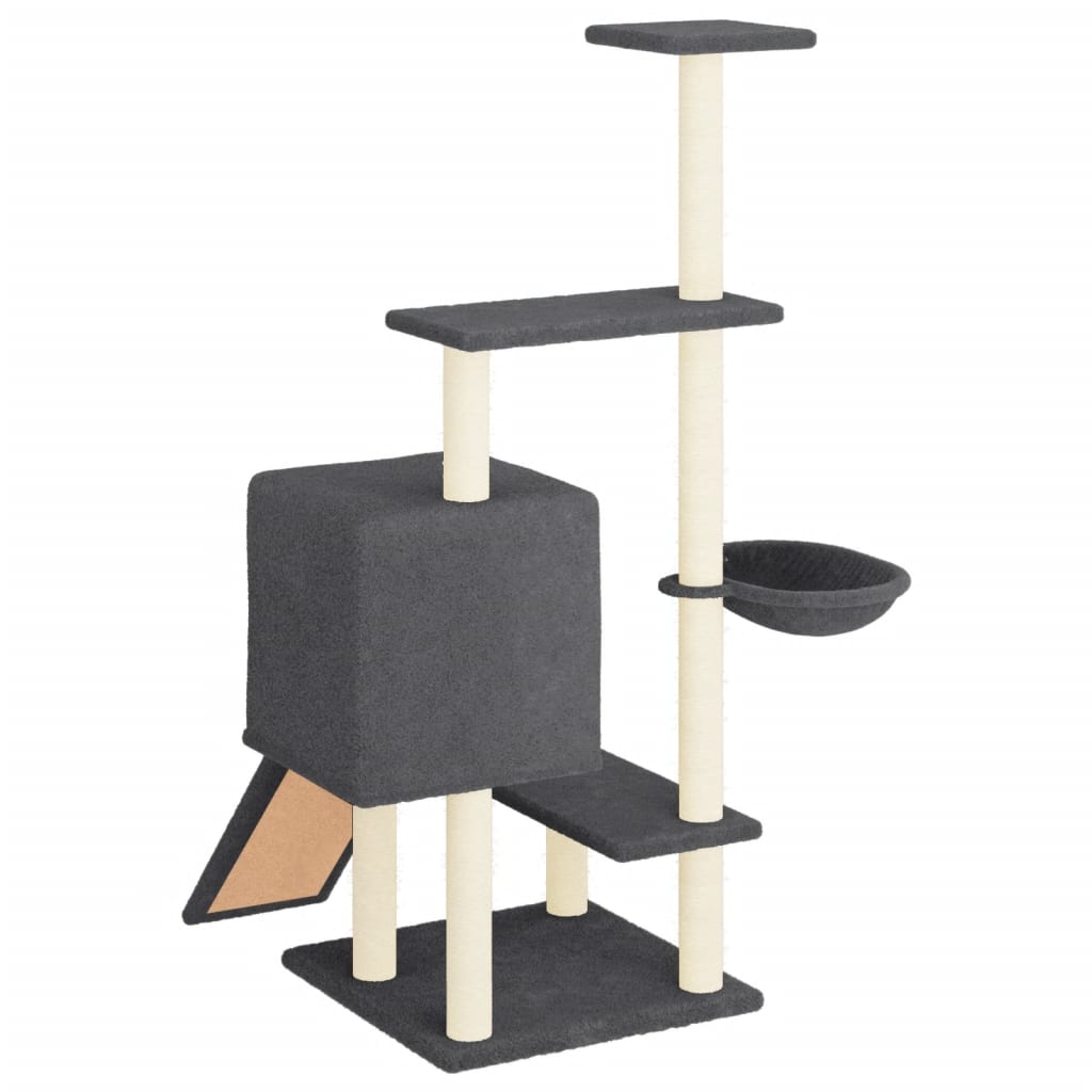 Arbre À Chat Avec Griffoirs En Sisal 130,5 Cm