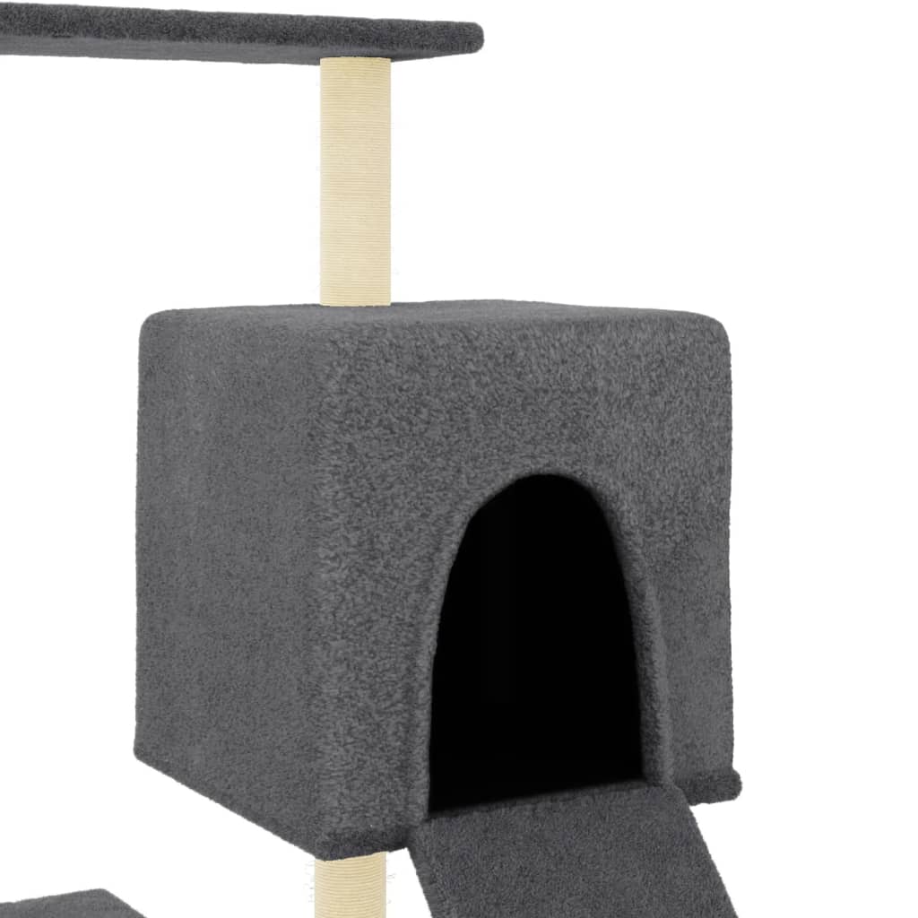 Arbre À Chat Avec Griffoirs En Sisal 130,5 Cm