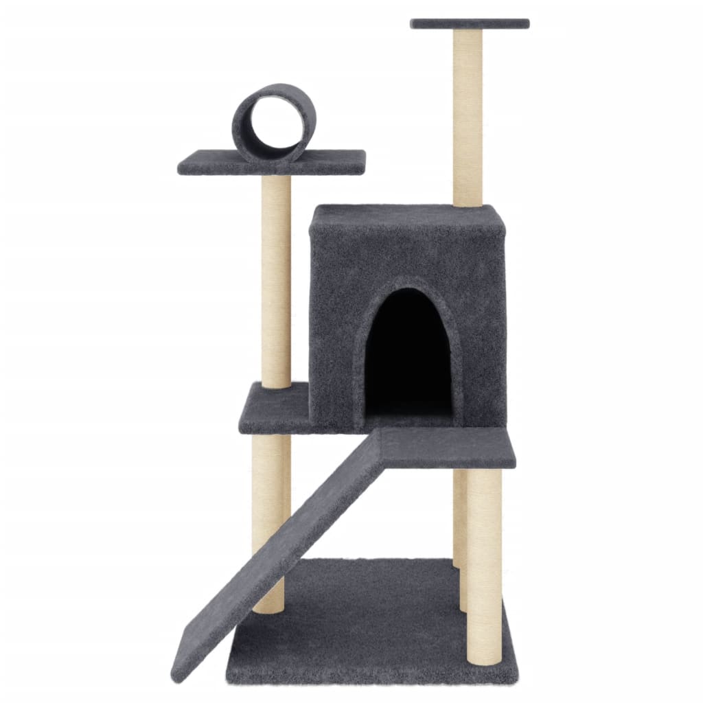 Arbre À Chat Avec Griffoirs En Sisal 110,5 Cm