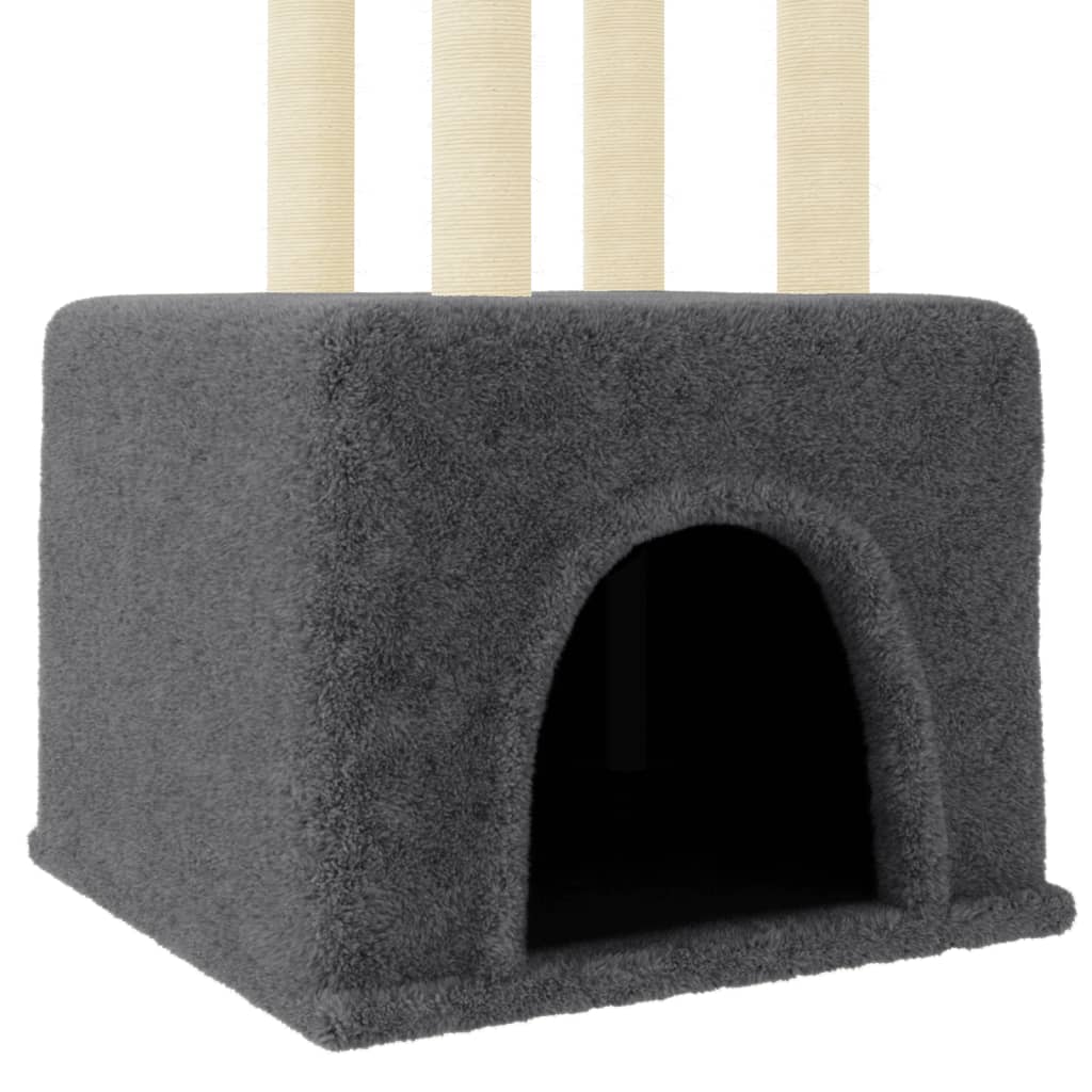 Arbre À Chat Avec Griffoirs En Sisal 133,5 Cm