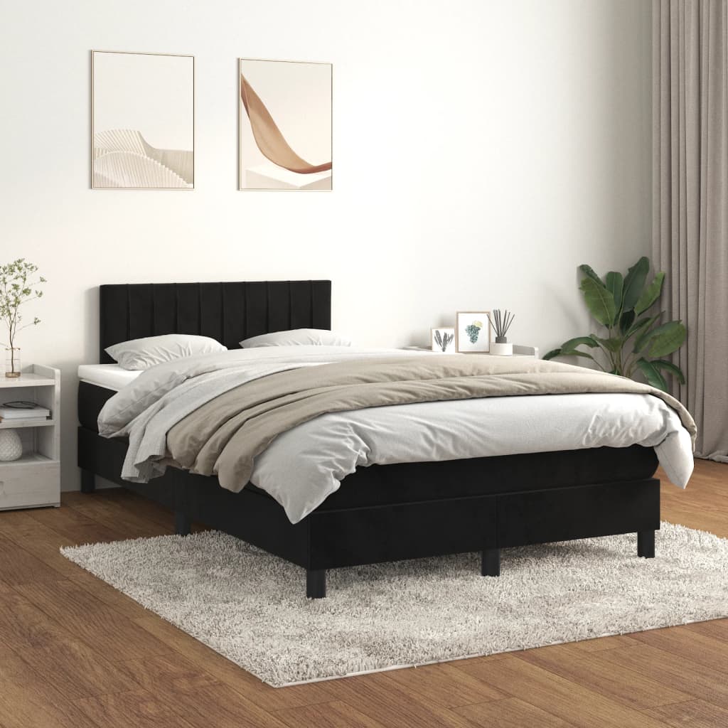 Sommier À Lattes De Lit Et Matelas Velours